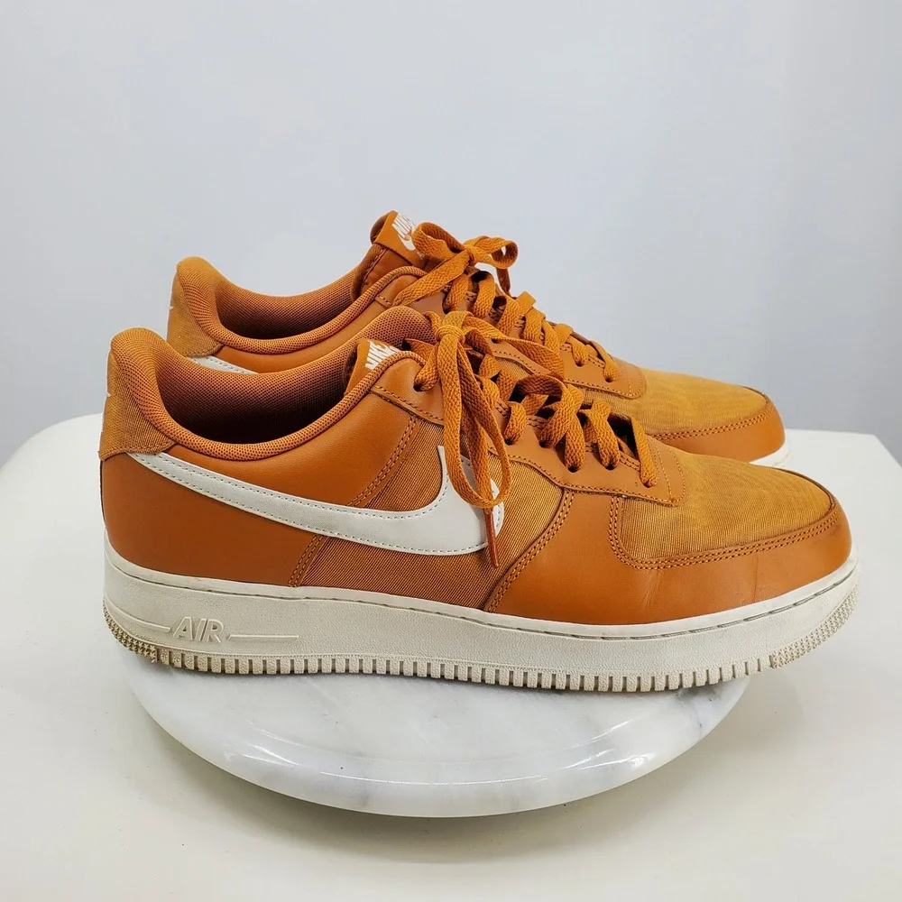 Nike Air Force 1 Low Monarch Sail Orange White FB2048-800 Mens 12.5 Sneaker‎ - Picture 5 of 11